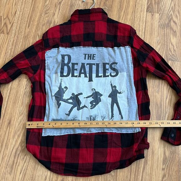 The Beatles Flannel shirt size large unisex - Picture 5 of 7